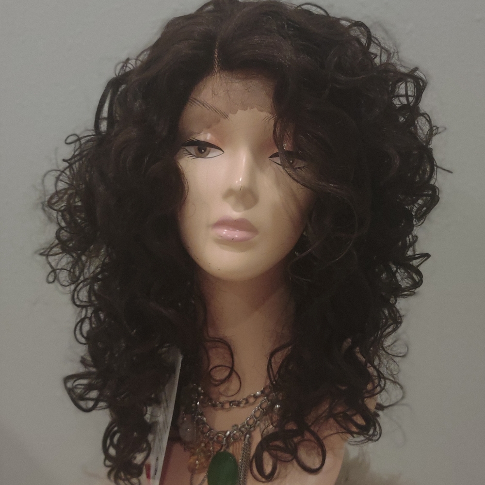Lace front wig